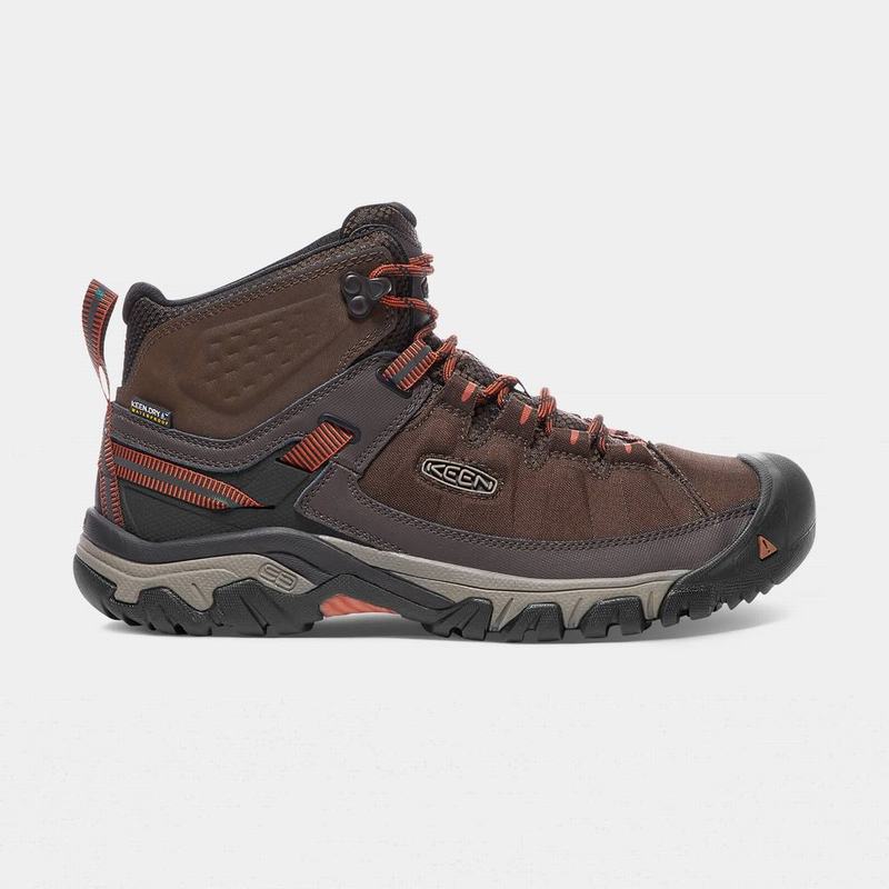 Botas De Montaña Keen Targhee Exp Waterproof Mid Para Hombre Marrom Oscuro - Botas Keen Mexico (0286